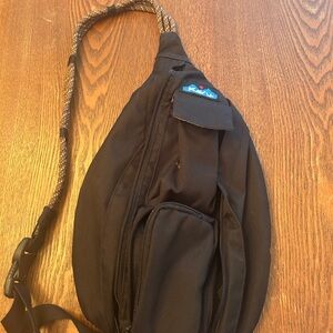 Black Kavu Mini Rope Sling Bag